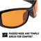 Ultrx Sync Safety Glasses, Amber 4138 - alternate 6